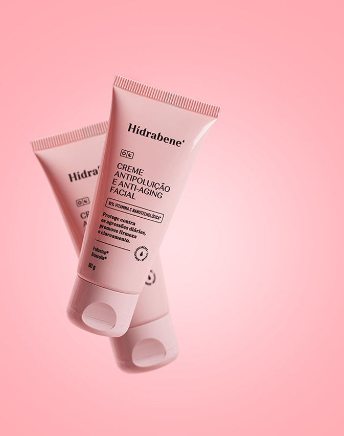 CREME ANTIPOLUIÇÃO E ANTI-AGING FACIAL