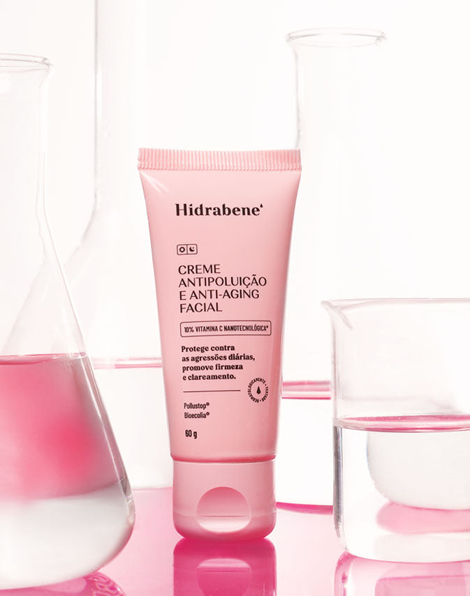 CREME ANTIPOLUIÇÃO E ANTI-AGING FACIAL
