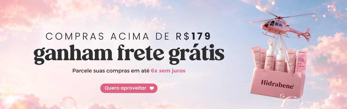 Compras acima de R$179 ganham frete grátis. Parcele suas compras em até 6x sem juros.