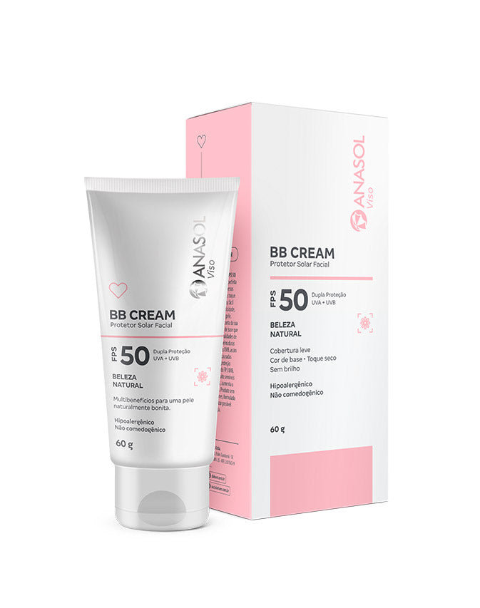 ANASOL VISO PROTETOR SOLAR FACIAL BB CREAM FPS 50