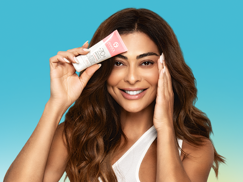 Protetor Solar Facial Anasol FPS 70 Clareador - 60g