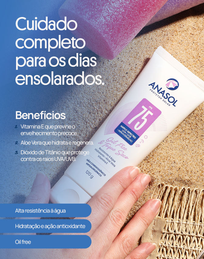 Anasol protetor solar corporal  loção fps 75