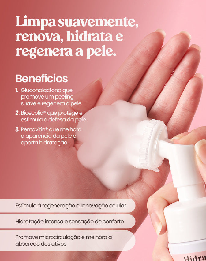 ESPUMA DE LIMPEZA FACIAL GLUCONOLACTONA