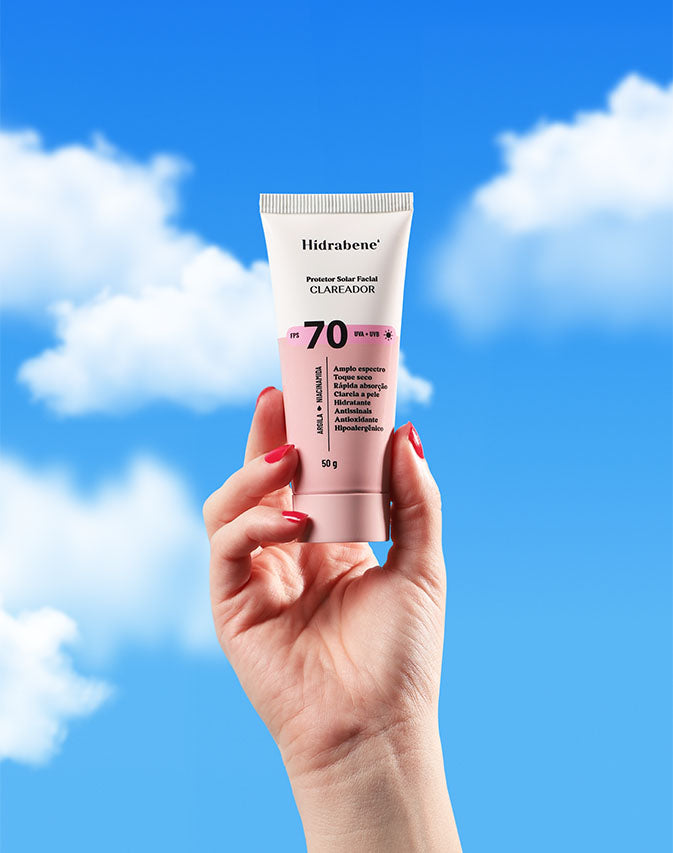 PROTETOR SOLAR FACIAL FPS 70 CLAREADOR