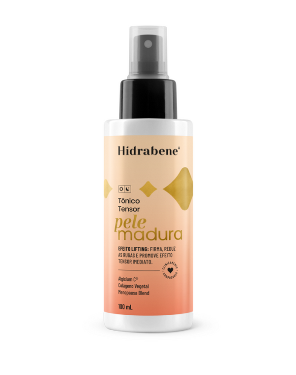 Tônico Tensor Pele Madura Hidrabene 100ml em spray em fundo branco