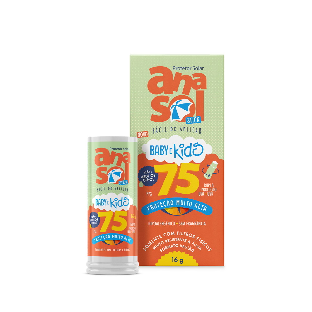 Anasol Protetor Solar Stick Kids FPS 75