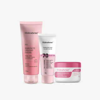 kit protetor+sabonete+Hidratante Facial