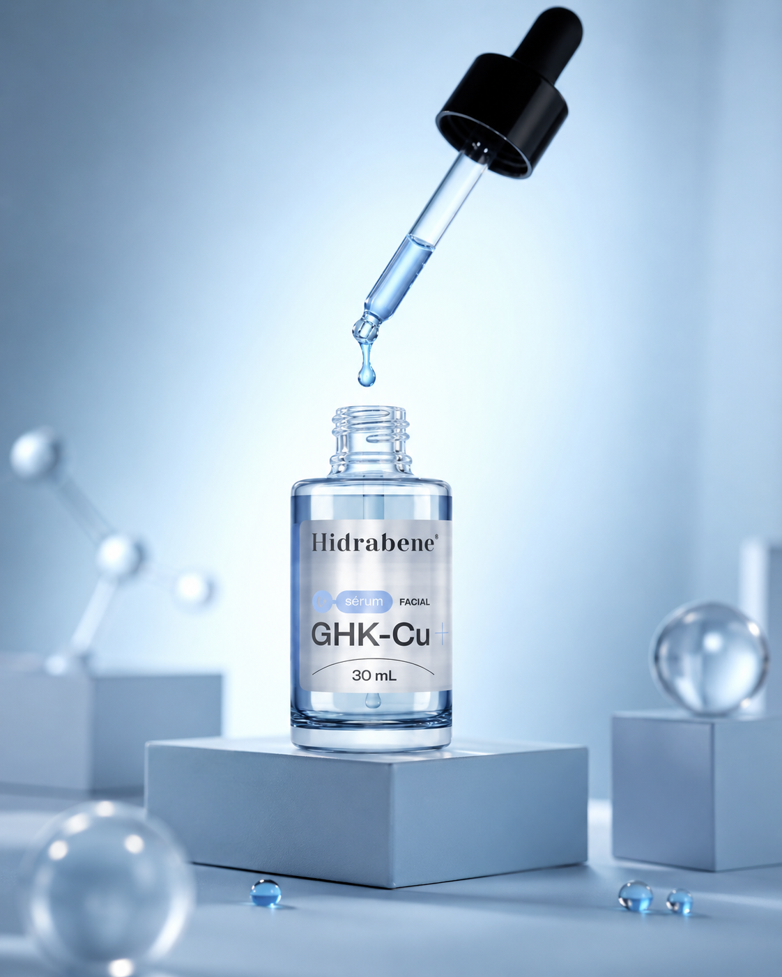 Sérum Facial GHK-Cu Peptídeo de Cobre – Firmeza e Densidade
