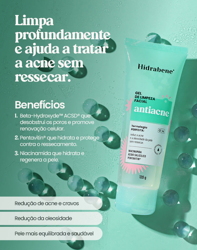 GEL DE LIMPEZA FACIAL ANTIACNE