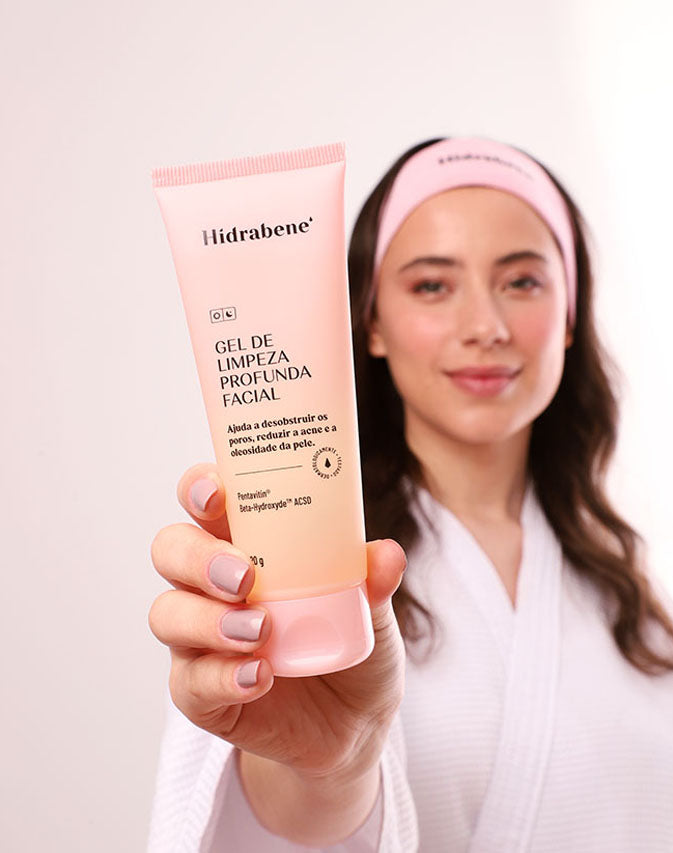 Gel de limpeza profunda facial
