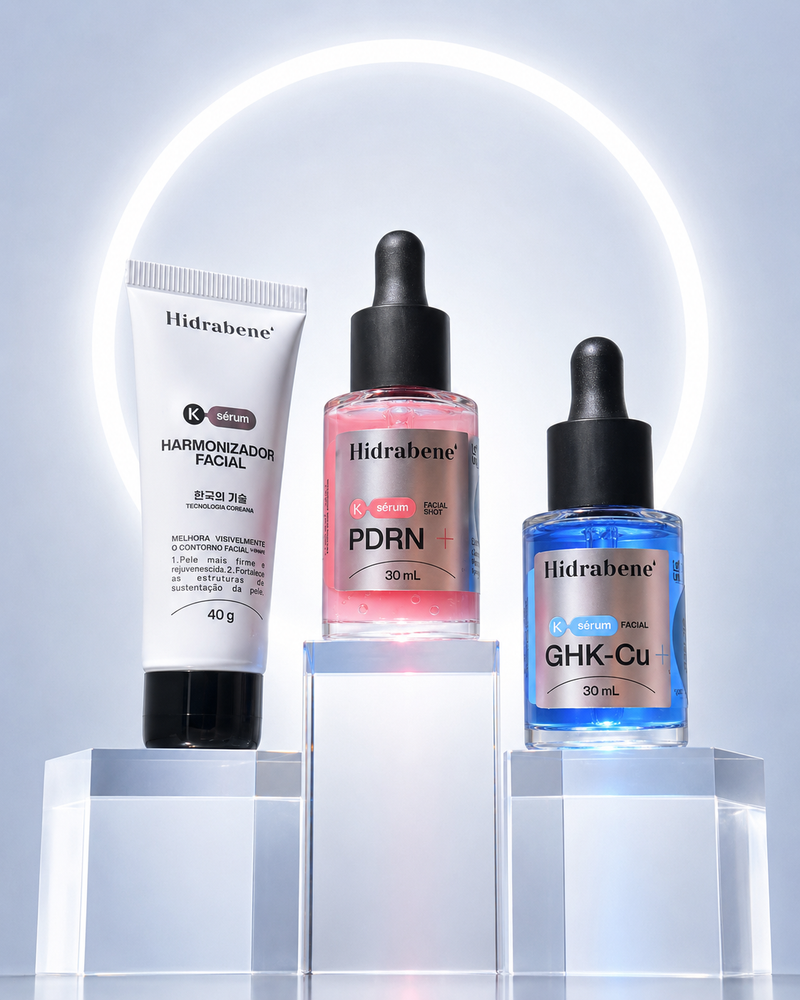 Kit 3 Séruns – PDRN, GHK-Cu e Harmonizador