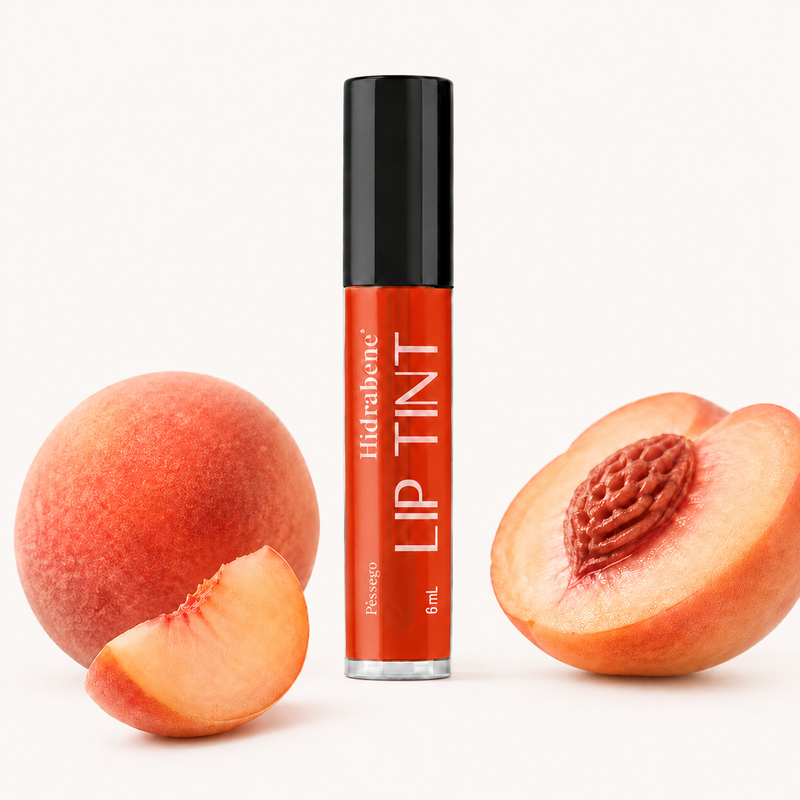 Lip Tint Pêssego Hidrabene 6ml entre pêssegos frescos