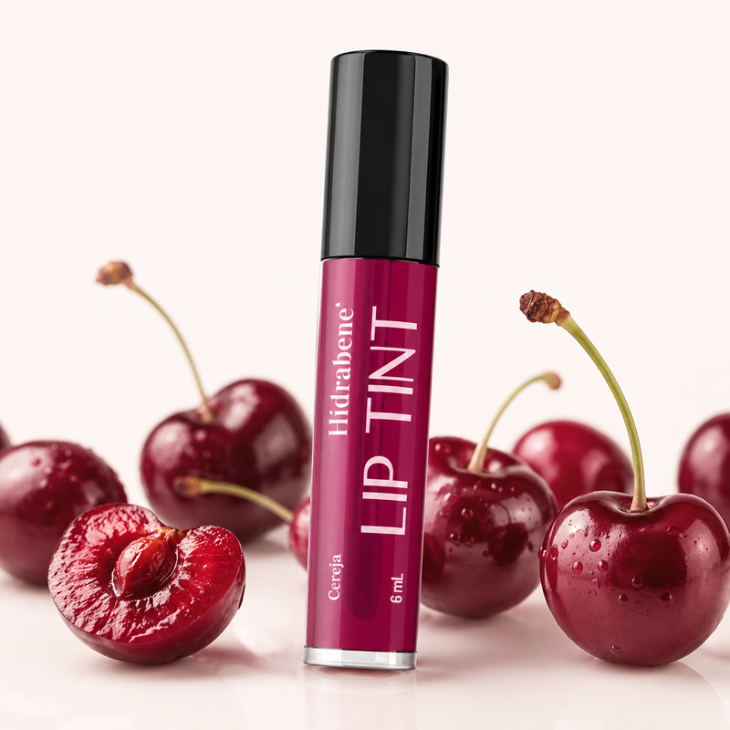Lip Tint Cereja Hidrabene 6ml cercado de cerejas frescas