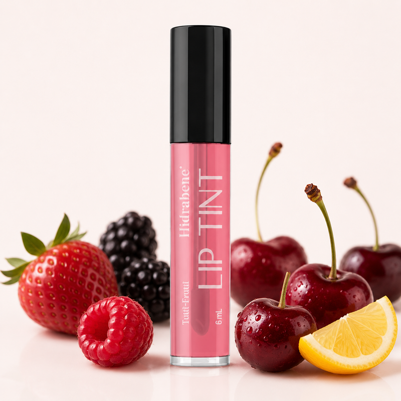Lip Tint Tutti-Frutti Hidrabene 6ml com morango, amora, cerejas e limão