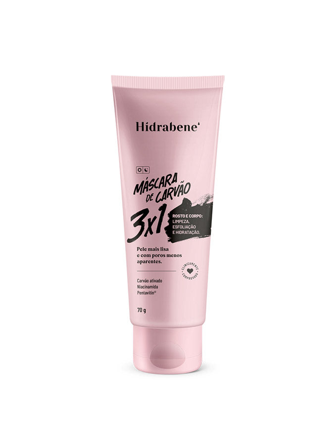 MÁSCARA DE CARVÃO 3X1