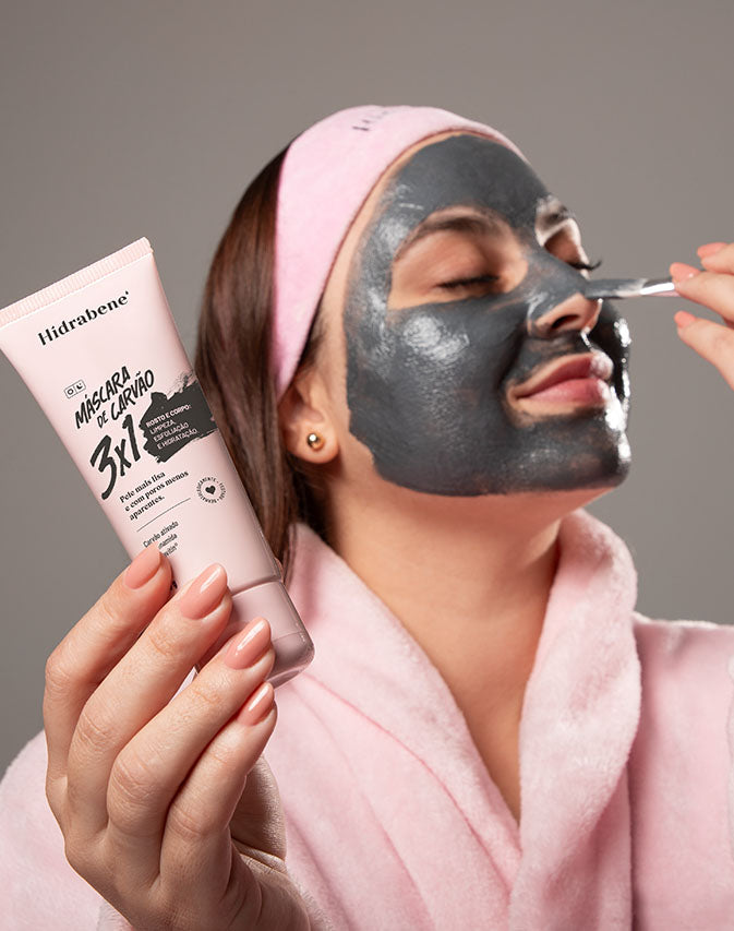 MÁSCARA DE CARVÃO 3X1