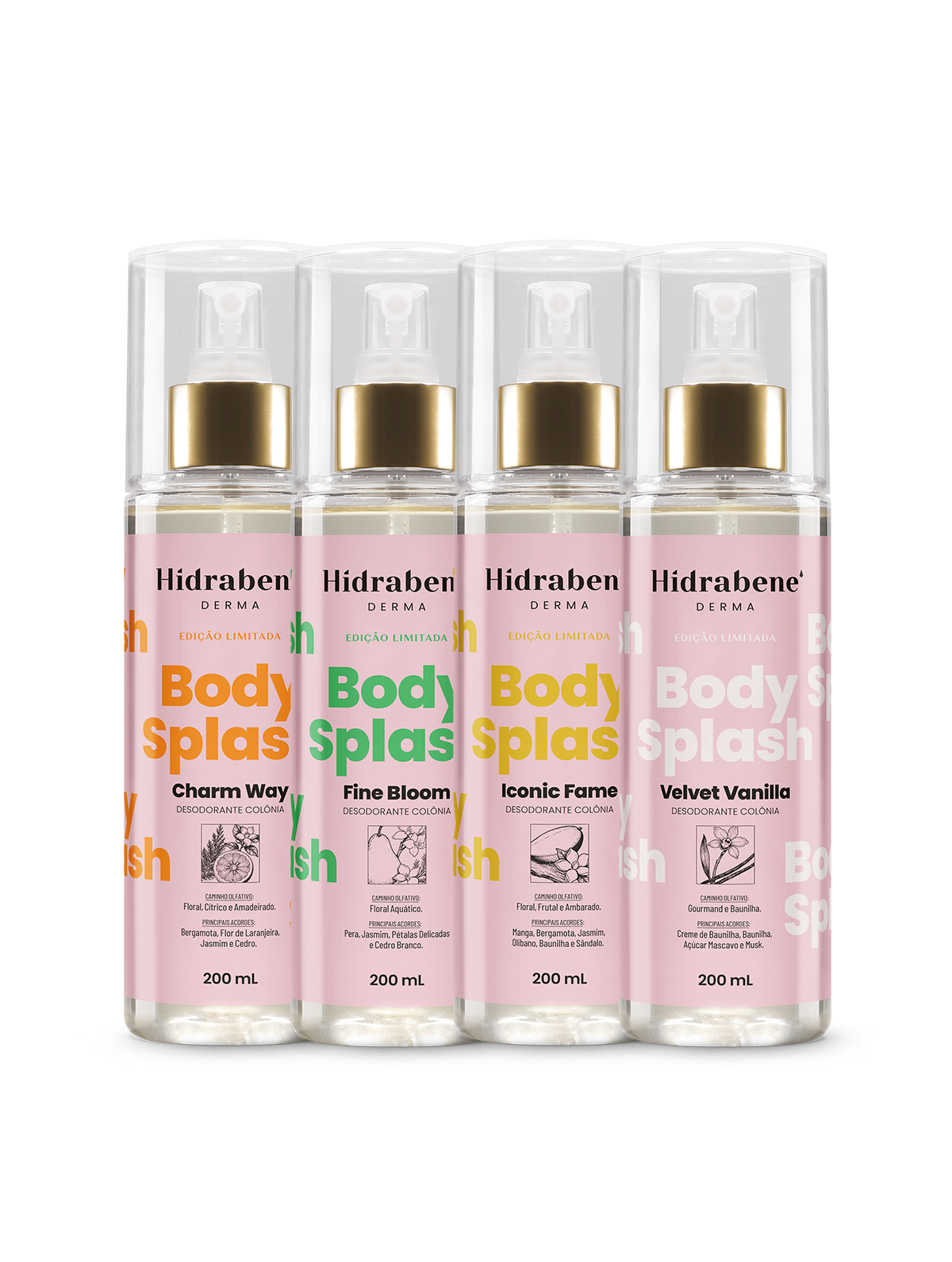 Kit Body Splash 200 ml