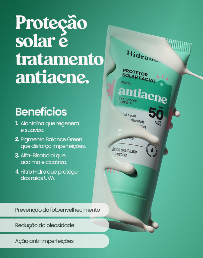 PROTETOR SOLAR FACIAL ANTIACNE FPS 50