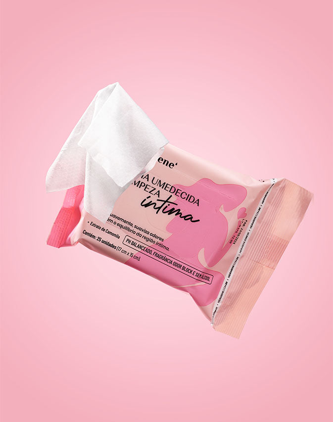 Kit Creme Clareador Corporal + Toalha Umedecida de Limpeza Íntima