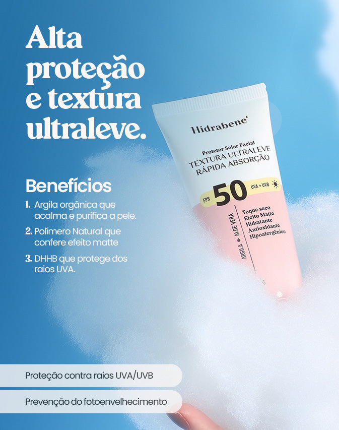 PROTETOR SOLAR FACIAL FPS 50