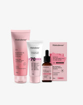 KIT CLAREADOR FACIAL - PROTETOR SOLAR FACIAL FPS 70 CLAREADOR 50G + SÉRUM MULTICORRETIVO CLAREADOR 30ML + SABONETE LÍQUIDO FACIAL 120ML