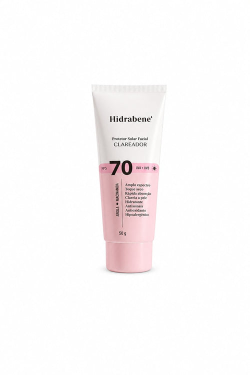 Bisnaga do Protetor Solar Facial FPS 70 Clareador