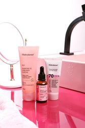 KIT CLAREADOR FACIAL - PROTETOR SOLAR FACIAL FPS 70 CLAREADOR 50G + SÉRUM MULTICORRETIVO CLAREADOR 30ML + SABONETE LÍQUIDO FACIAL 120ML
