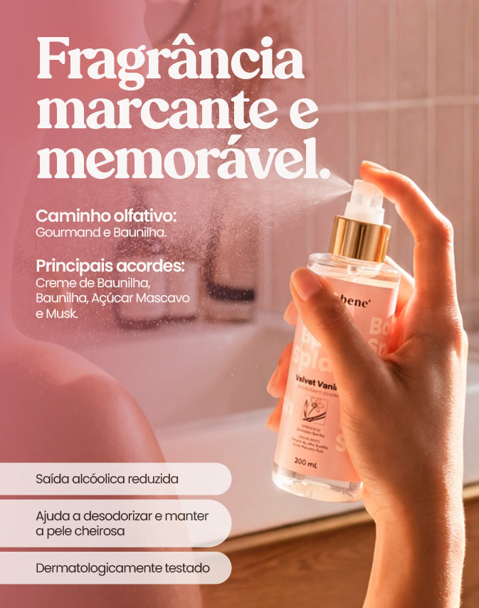 HIDRABENE BODY SPLASH - VELVET VANILLA