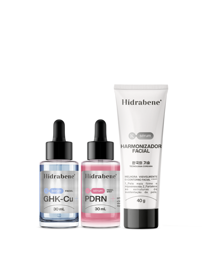 Kit 3 Séruns – PDRN, GHK-Cu e Harmonizador
