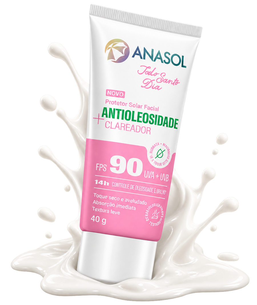 Bisnaga do Anasol Todo Santo Dia Clareador FPS 90, 40 g.