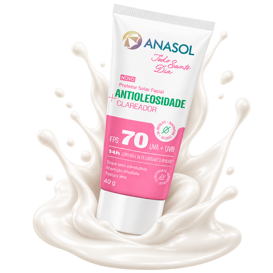 Bisnaga do Anasol Todo Santo Dia Clareador FPS 70, 40 g.