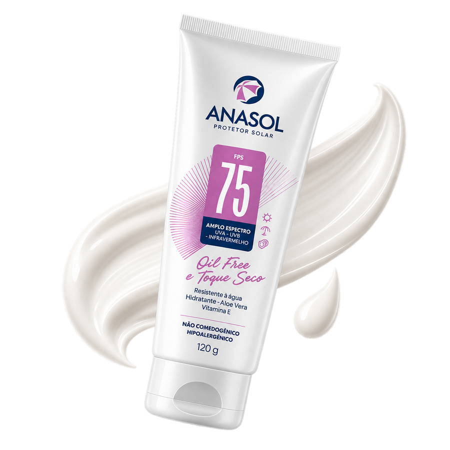 Bisnaga do Anasol Protetor Solar Corporal FPS 75.