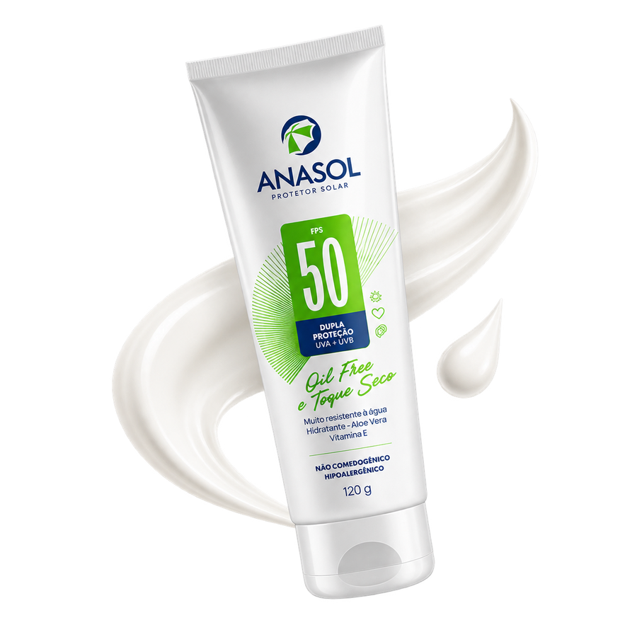 Bisnaga do Anasol Protetor Solar Corporal FPS 50.