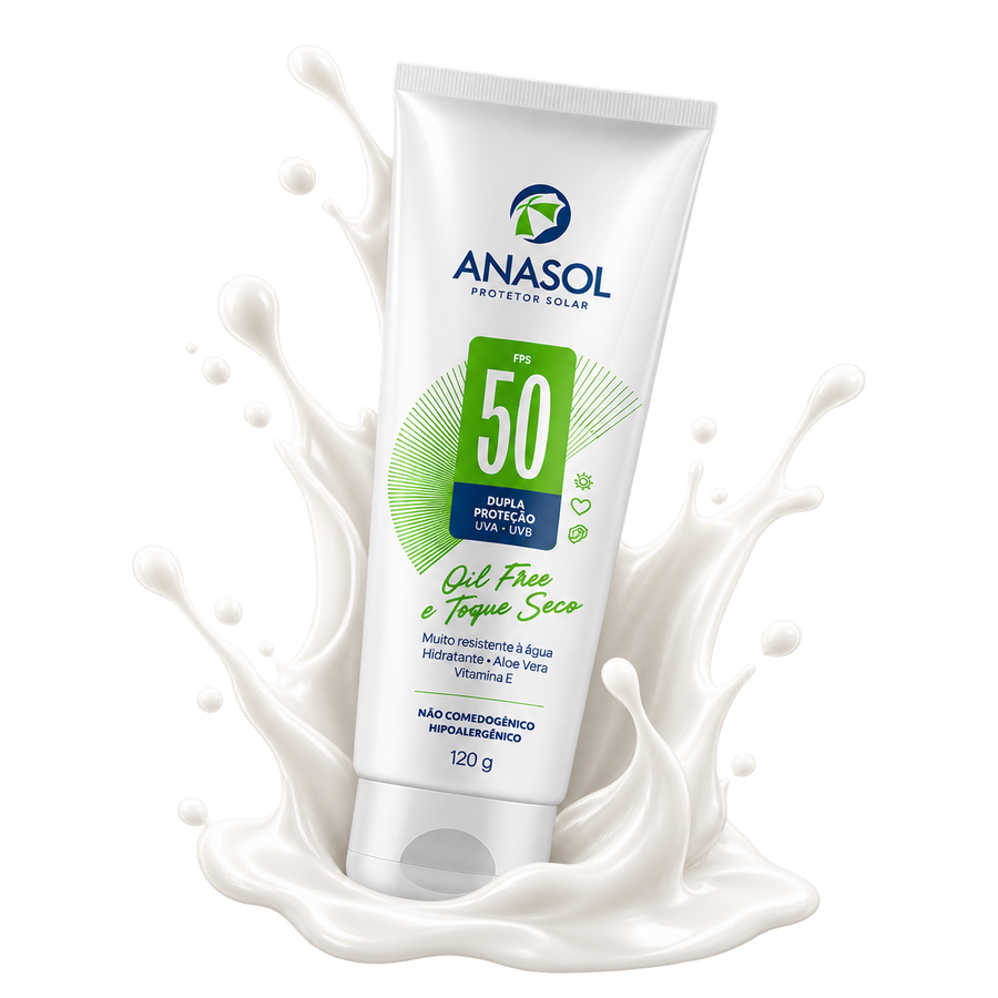 Bisnaga do Anasol Protetor Solar Corporal FPS 50.